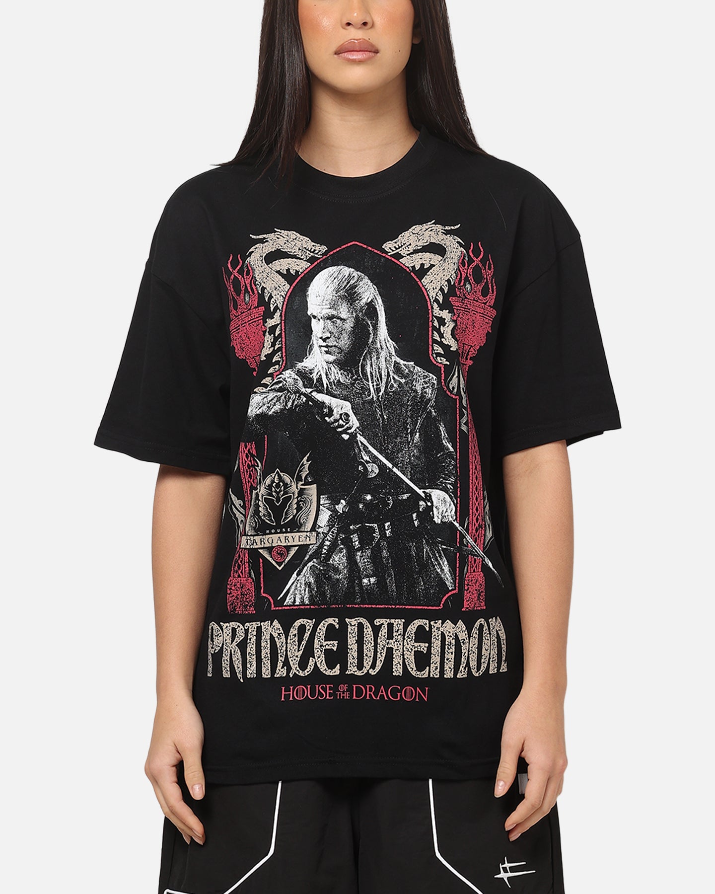 73Studio X House Of The Dragon Prince Of Daemon T-Shirt Black