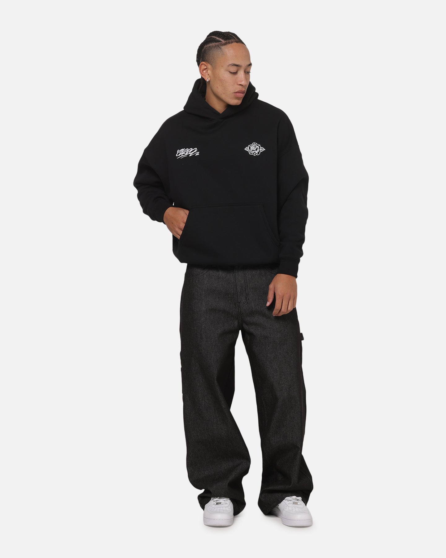 Carre Side Lines Hoodie Black | Culture Kings US