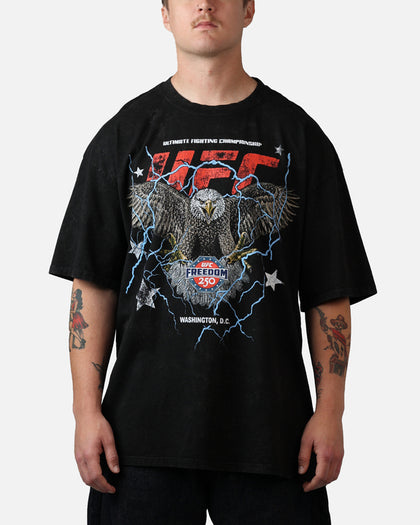 UFC By Culture Kings UFC 250 Eagle T-Shirt Black Acidwash