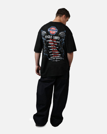 UFC By Culture Kings UFC 250 Eagle T-Shirt Black Acidwash