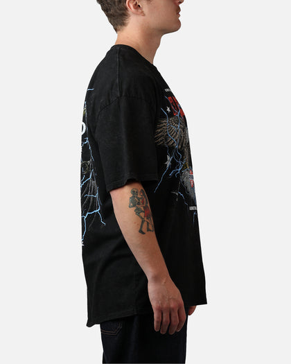UFC By Culture Kings UFC 250 Eagle T-Shirt Black Acidwash