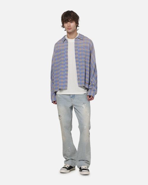 Represent Santa Monica Flannel Drift Blue