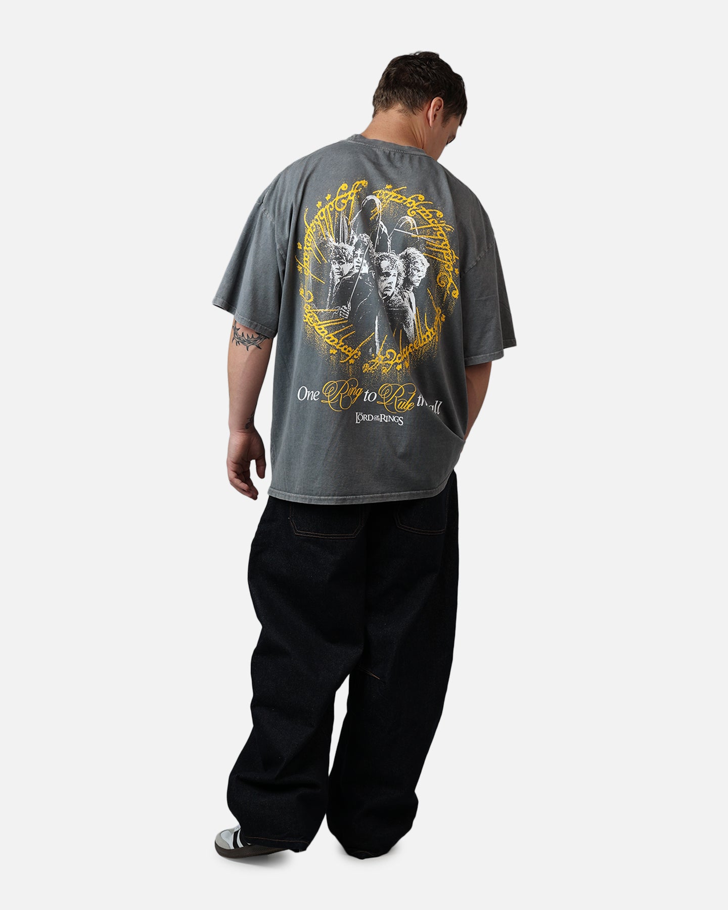 73Studio X Lord Of The Rings One Ring Vintage T-Shirt Washed