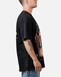 73Studio X WWE Rey Mysterio Independence T-Shirt Black Acidwash