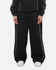 New Era Wide Leg Trackpants Black