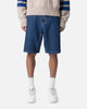 MNML Studded Denim Shorts Blue