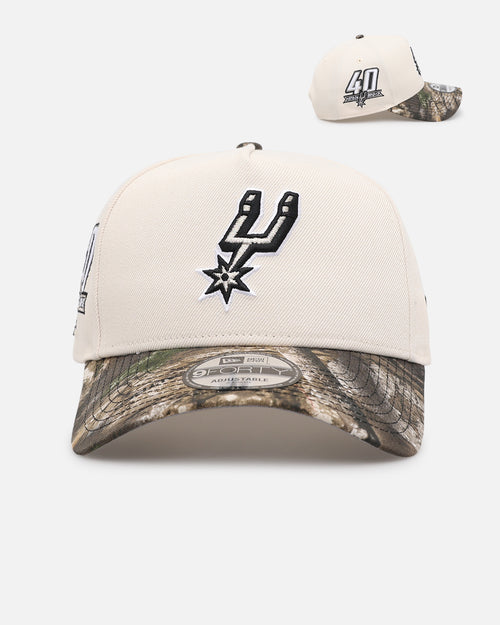 New Era San Antonio Spurs 'Realtree Visor' 9FORTY A-Frame Snapback Cream/Camo
