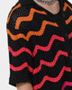 Loiter Breeze Knit Button-Up Shirt Black