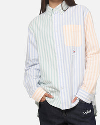 Tommy Jeans Relaxed Oxford Fun Shirt Light Blue/Multicolour