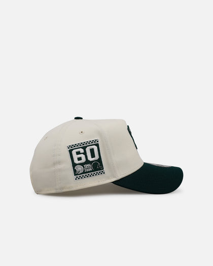 New Era Cleveland Browns 'Evergreen 2.0' 9FORTY A-Frame Snapback Chrome/Dark Green
