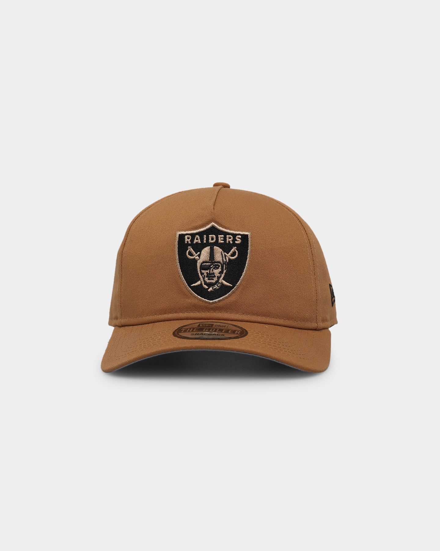 New Era Las Vegas Raiders Pinch Crown Golfer Wheat/Black | Culture