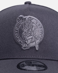 New Era Boston Celtics "Graphite Tonal" 9FORTY A-Frame Snapback Graphite