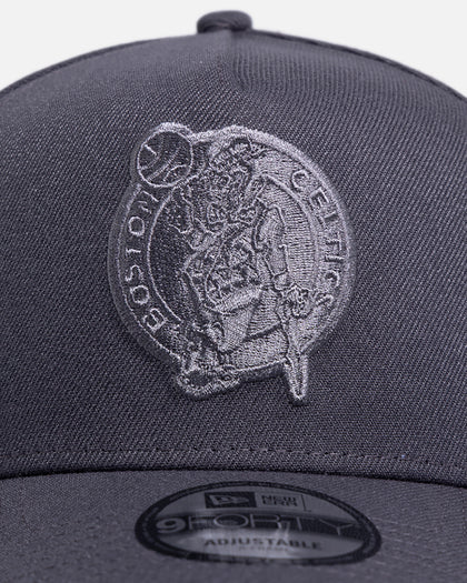 New Era Boston Celtics "Graphite Tonal" 9FORTY A-Frame Snapback Graphite
