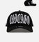New Era Chicago White Sox 'Oversized Gothic Script Crown' 9FORTY A-Frame Snapback Black/White