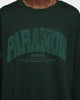 Rats Get Fat Paranoid Crewneck Military Green