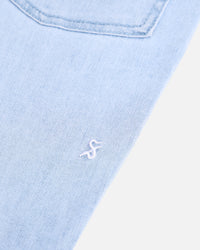 Saint Morta Thrashed Shorts Pale Blue