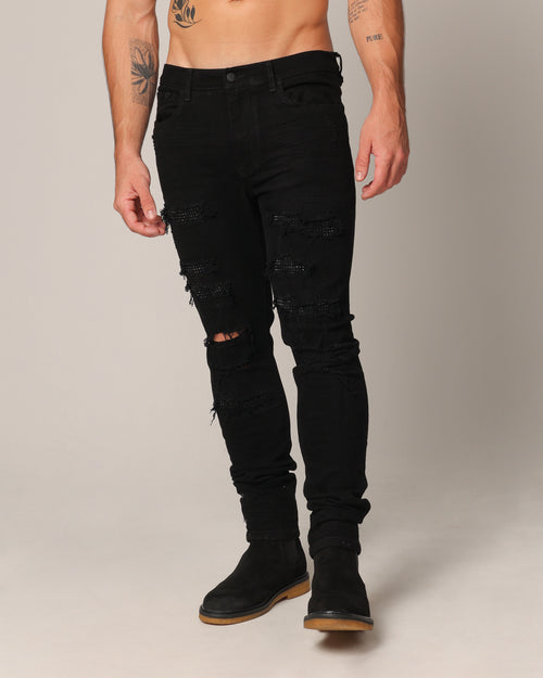 Saint Morta Diamond Summum Jeans Black