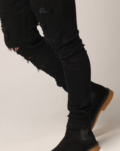 Saint Morta Diamond Summum Jeans Black