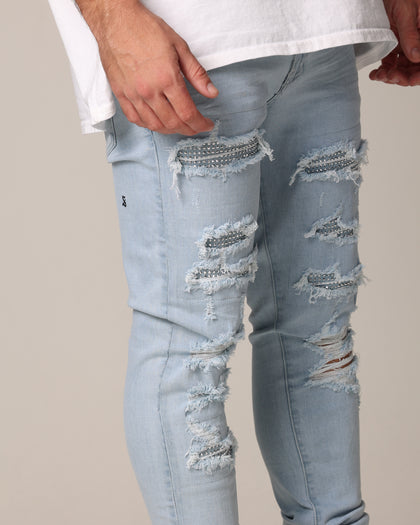 Saint Morta Diamond Summum Jeans Light Blue