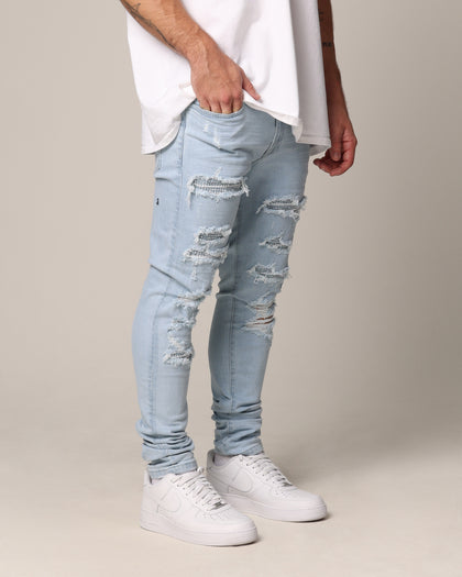 Saint Morta Diamond Summum Jeans Light Blue