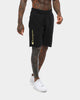 CHAMPION REV WEAVE CUT OFF SCRIPT SHORT BLACK/GOLD