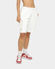 Champion Rev Weave Cut Off Script Shorts White/Gold