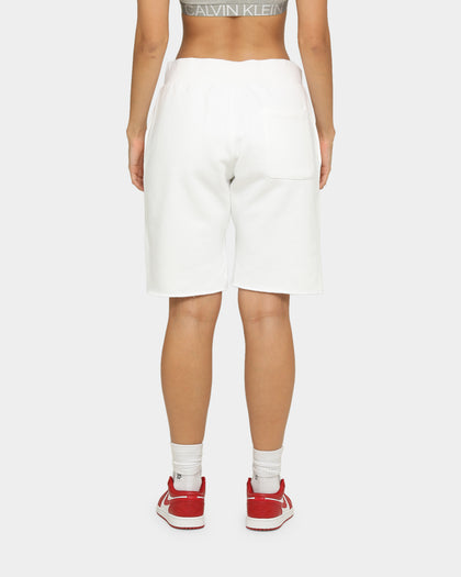 Champion Rev Weave Cut Off Script Shorts White/Gold