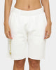 Champion Rev Weave Cut Off Script Shorts White/Gold