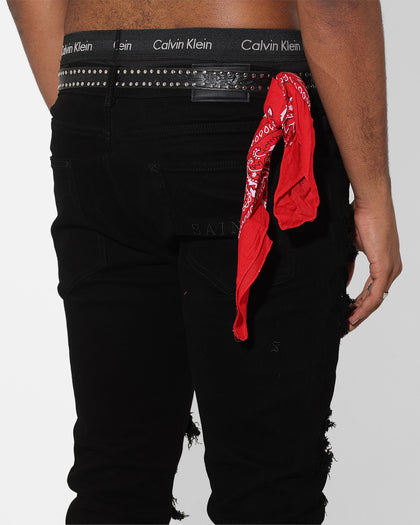 Saint Morta Bandana Summum Jean Black/Red