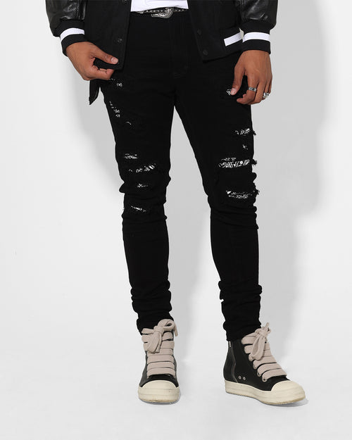 Saint Morta Bandana Summum Jean Black/White