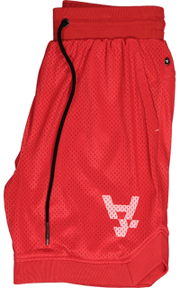 The Anti Order A8 Mesh Basketball Shorts Red/White