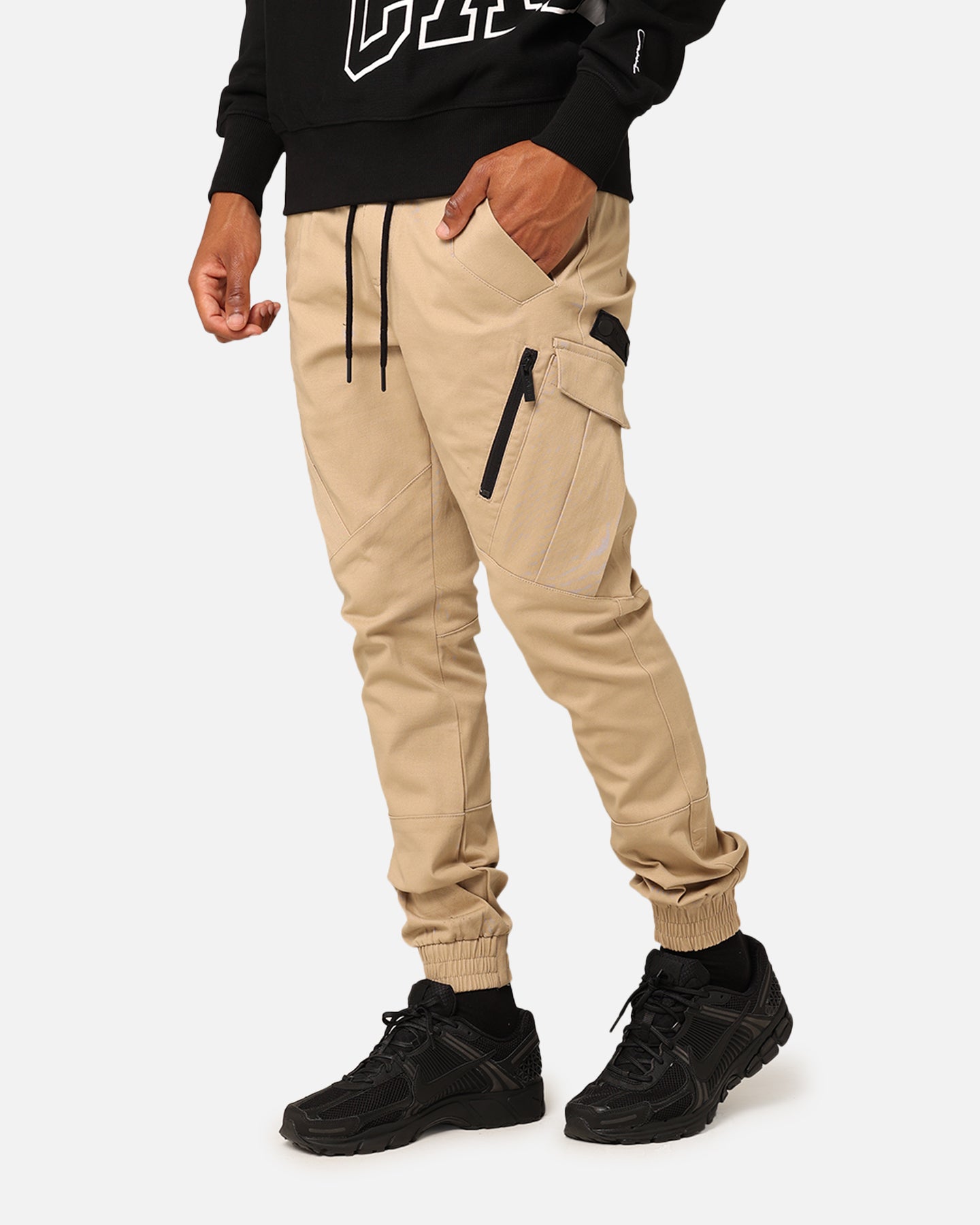 Carré Evolution Cargo Joggers Stone/Black | Culture Kings US