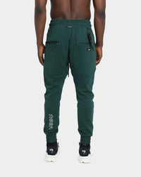 The Anti Order Anti Money Sweat Pant Forest Green/White