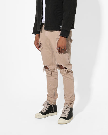 Saint Morta Destroyer Distressed Jeans Stone