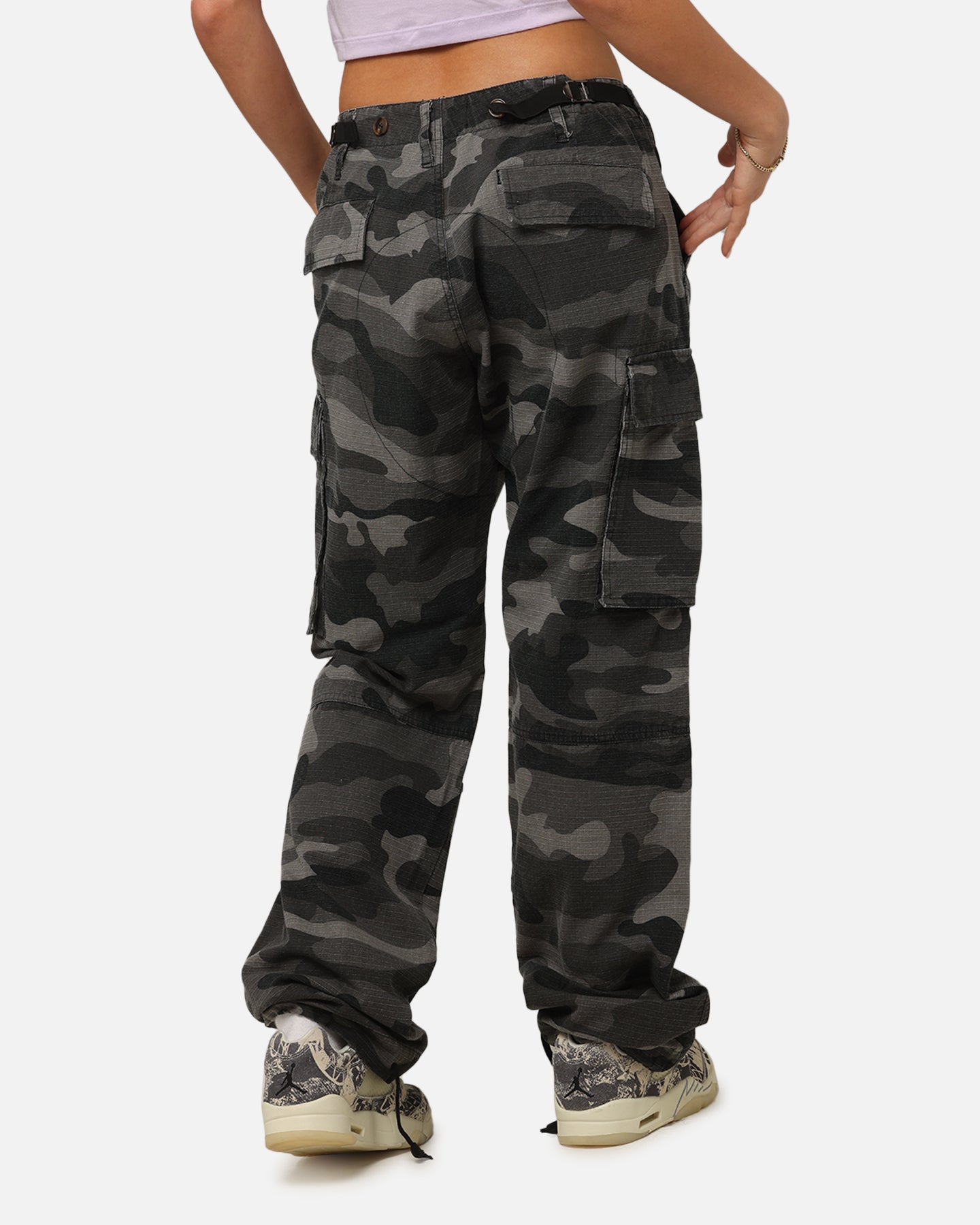XXIII Torrent Cargo Pant Washed Black Camo | Culture Kings US