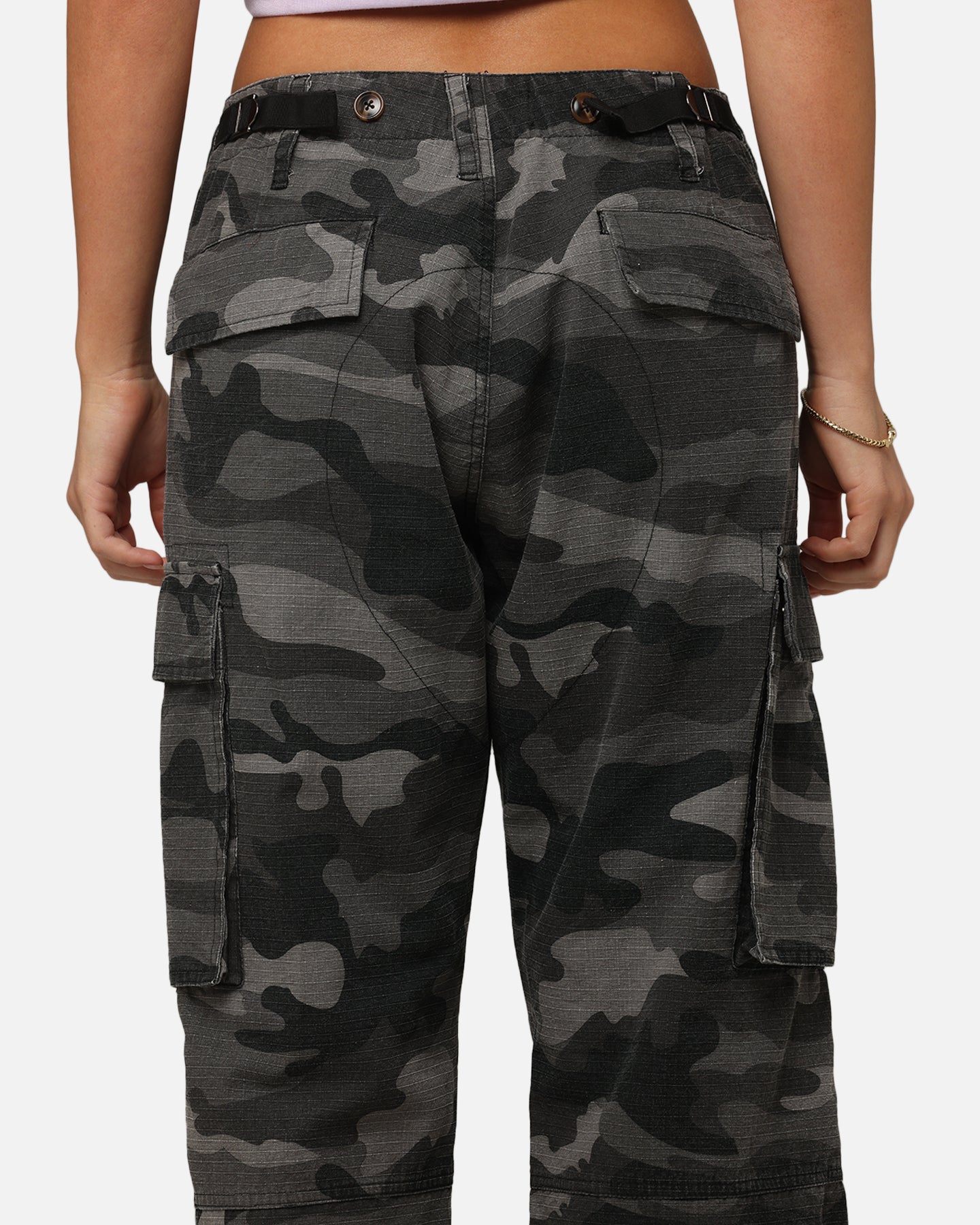 XXIII Torrent Cargo Pant Washed Black Camo | Culture Kings US