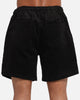 XXIII Riven Cord Shorts Black
