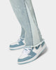 Loiter Demolition Flare Jeans Vintage Blue