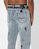 Saint Morta Daggers Relaxed Jean Stone Wash Blue