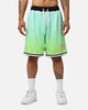 Loiter Gradient Basketball Shorts Green