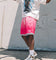Loiter Gradient Basketball Shorts Pink
