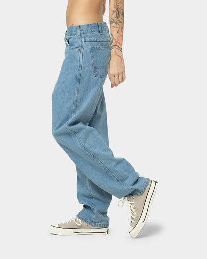 Dickies Relaxed Straight Fit Jeans Light Indigo