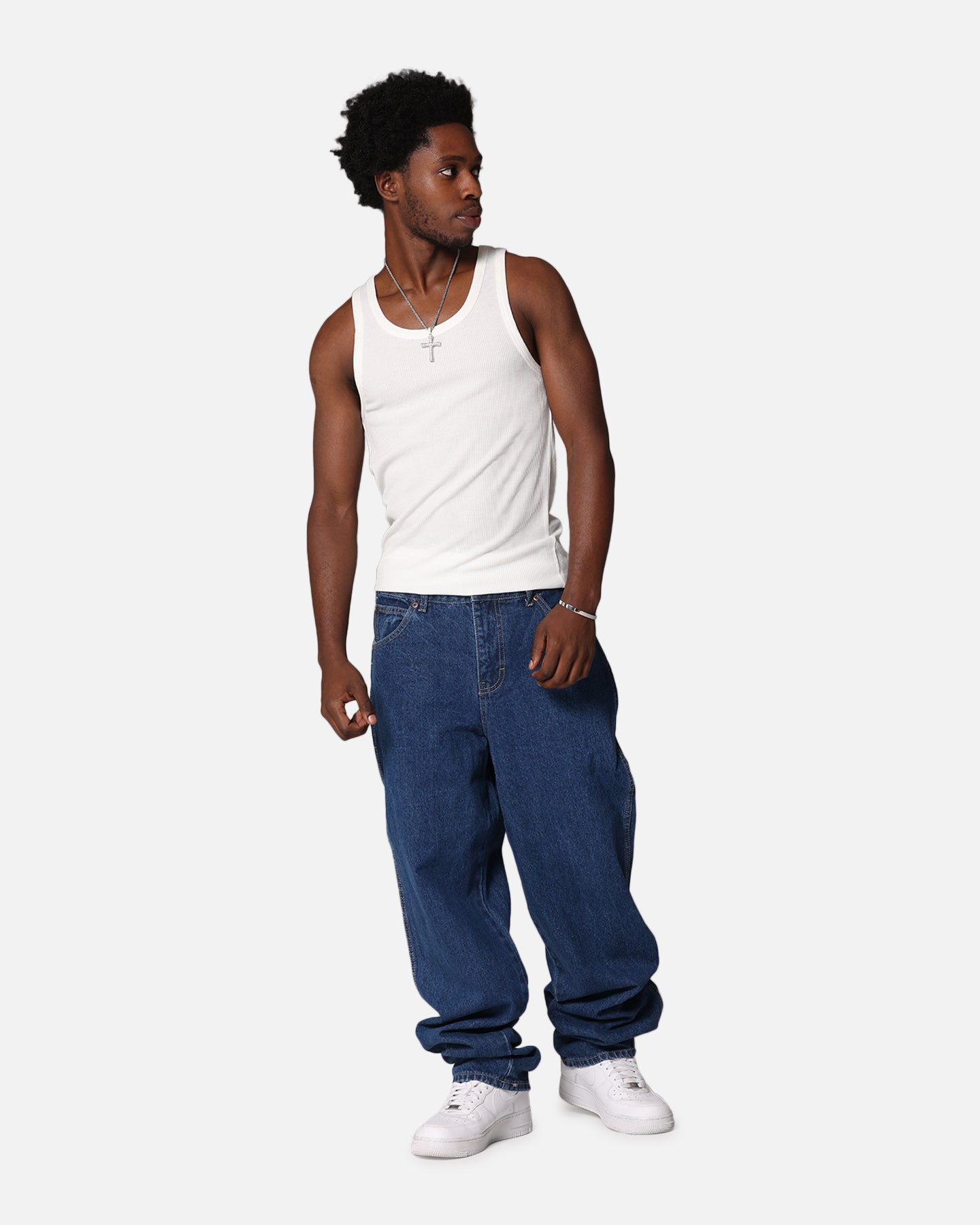Dickies Relaxed Straight Denim Jeans Stone Washed Indigo | Culture