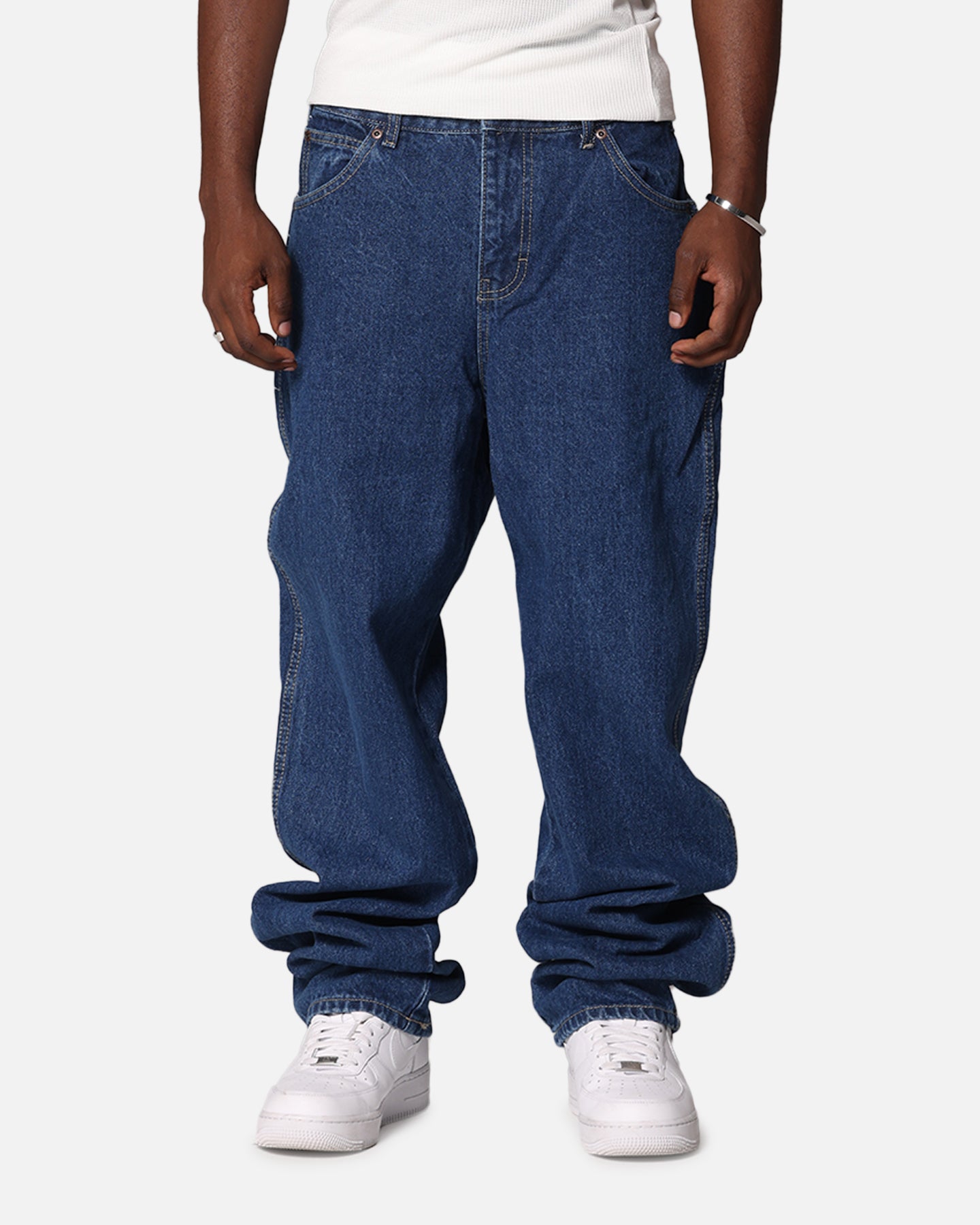 Dickies Relaxed Straight Denim Jeans Stone Washed Indigo | Culture