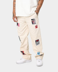 Loiter Patchwork Trousers Off White