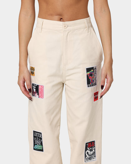 Loiter Patchwork Trousers Off White