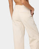 Loiter Patchwork Trousers Off White