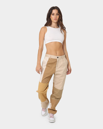 XXIII Dorian Wide Leg Chino Pants Tan