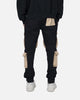 XXIII Cajeme Contrast Cargo Pants Black/Stone