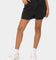 XXIII Women's Anemone Wide Leg Denim Shorts Black